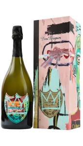 Champagne Dom Pérignon Vintage 2015 Jean-Michel Basquiat Edition spéciale design  Bleu