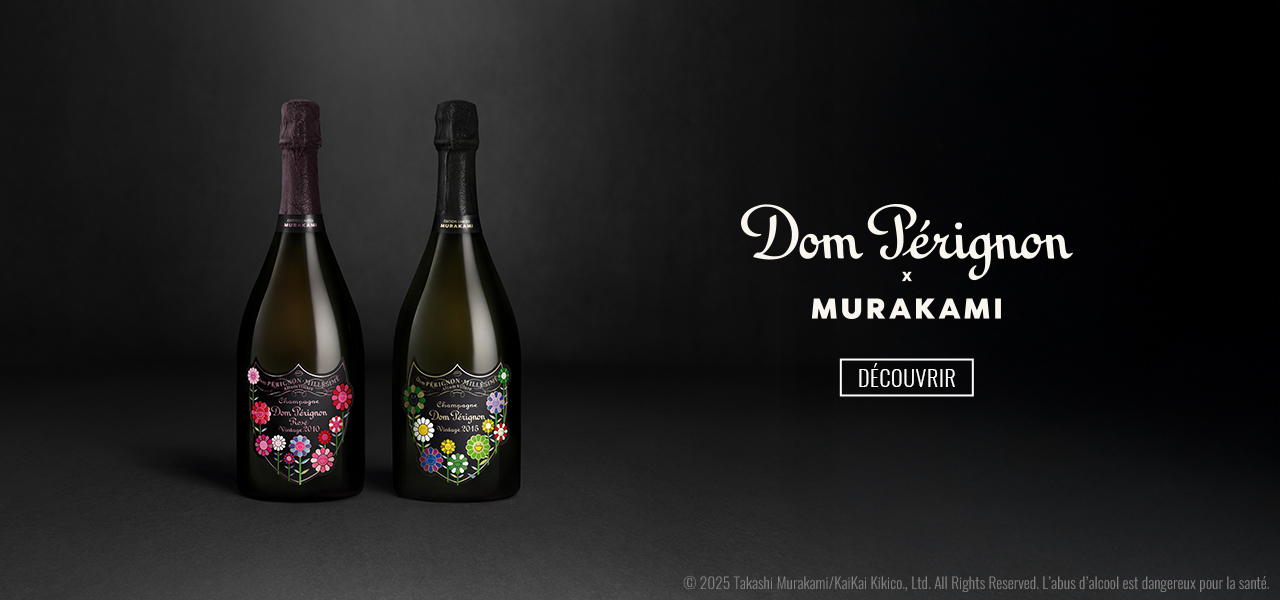 Champagne Dom Prignon x Murakami